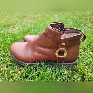Kuru brown leather boots 7.5